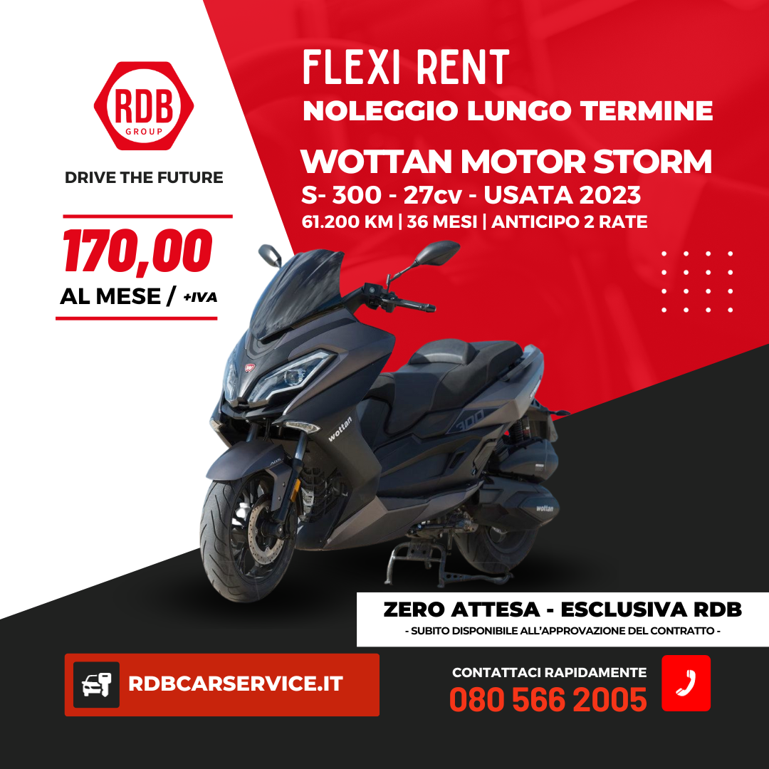 FLEXI RENT | Wottan Motor Storm – 170€/mese
